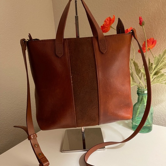 Madewell Leather and Suede Bag with Strap - Picture 1 of 7